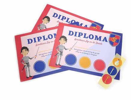 Diploma Ridderfeestje