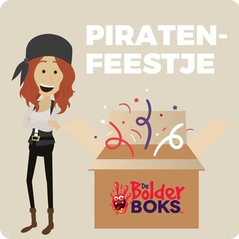 Piratenfeestje themakist verhuur Tessa de schat van kapitein Berend