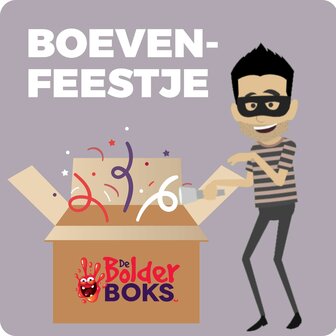 Boevenfeestje themakist verhuur De Bolderboks Kareltje Kraak