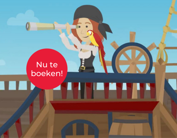 Piratenfeestje - de schat van kapitein Berend